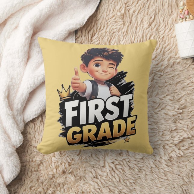 Coussin Cadeau pour enfant de 1re année (Couverture)