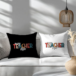Coussin Cadeau pour enseignant de mon ère d'enseignant