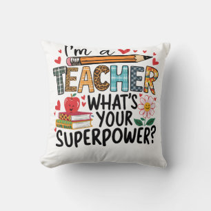 Coussin Cadeau pour Enseignant Je Suis Un Enseignant