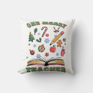 Coussin Cadeau pour Enseignant Un Enseignant Joyeux