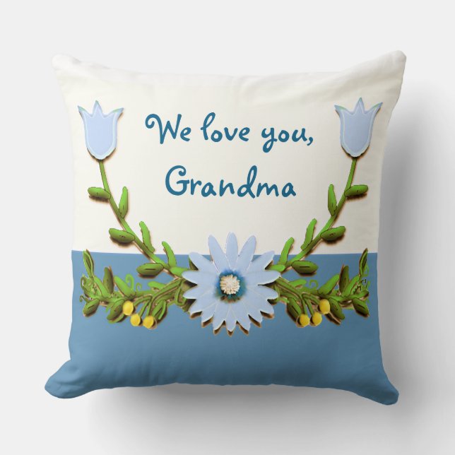 Coussin Cadeau pour grand-mère (Recto)