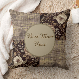Coussin Cadeau pour maman, Meilleure maman qui soit, Belle