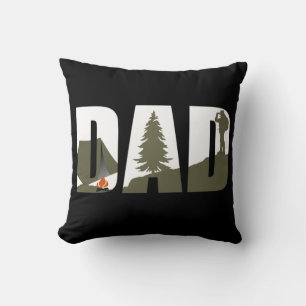 Coussin Cadeau pour papa randonneur campeur
