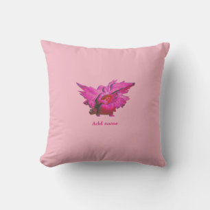 Coussin Cadeau rose pour grand-fille Angel Custom Designer