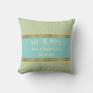 Coussin Cadeau souvenir de peinture éclaboussée pastel dou