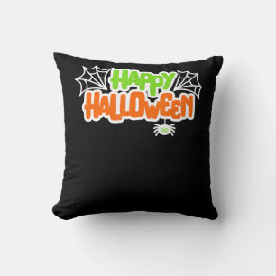 Coussin Cadeau Spider Happy Halloween coloré mignon arai
