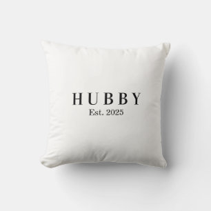 Coussin Cadeau T-Shirt personnalisé pour mari pour anniver