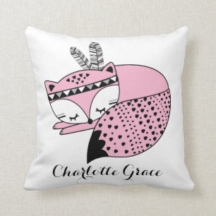 Coussin Cadeau tribal de crèche de forêt de région boisée