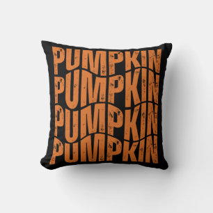 COUSSIN CADEAU TYPOGRAPHIE CITROUILLE