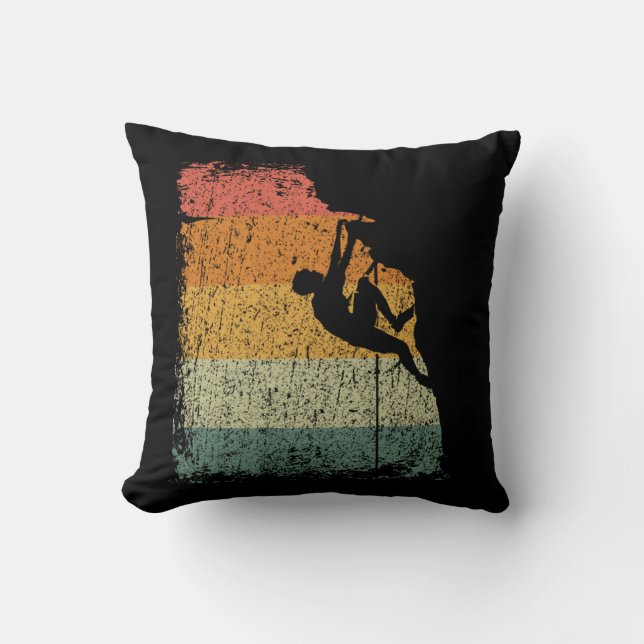 Coussin Cadeau vintage Rock Escalade (Recto)