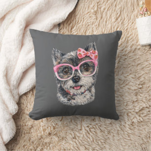 Coussin Cadeau Yorkshire Terrier pour les amoureux des chi