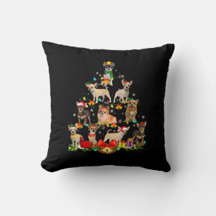Coussin Cadeaux Amoureux de les chiens Chihuahua Arbre Lum