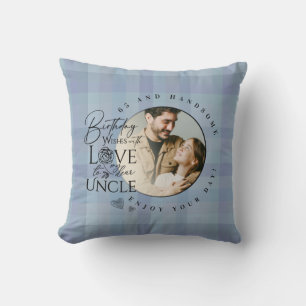 Coussin Cadeaux d'anniversaire mignons pour oncle   Photo 