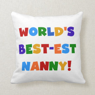 Coussin Cadeaux de bonne d'enfants du Meilleur-est du