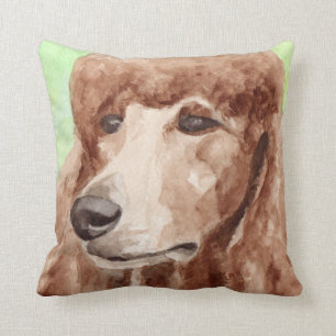 Coussin Cadeaux de caniche d'abricot