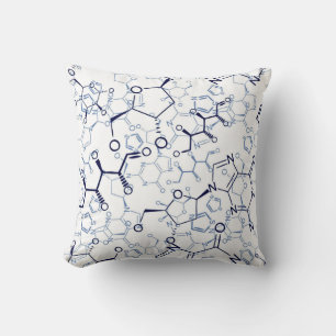Coussin Cadeaux de chimie de formule chimique