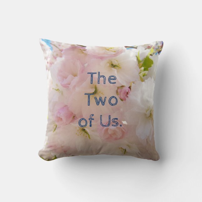 Coussin Cadeaux de couple marié L'oreiller à deux (Recto)