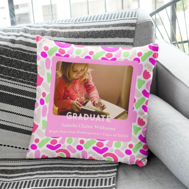 Coussin Cadeaux de graduation de mignons Blobs pour les en (Cute Blobs Graduation Gifts for Kindergarteners)