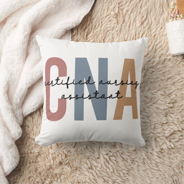 Coussin Cadeaux de l'adjoint infirmier certifié rétro de l (Couverture)