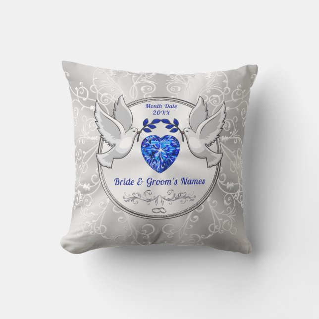Coussin Cadeaux de Mariage pour la Mariée, Mariage  (Recto)
