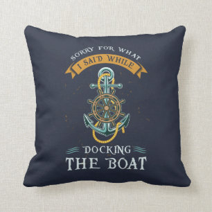 Coussin Cadeaux de nouveauté d'ancre de navigation de thèm