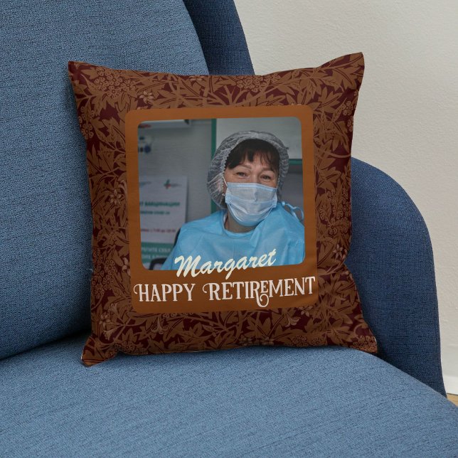 Coussin Cadeaux de retraite pour infirmière joyeuse person (Créateur téléchargé)