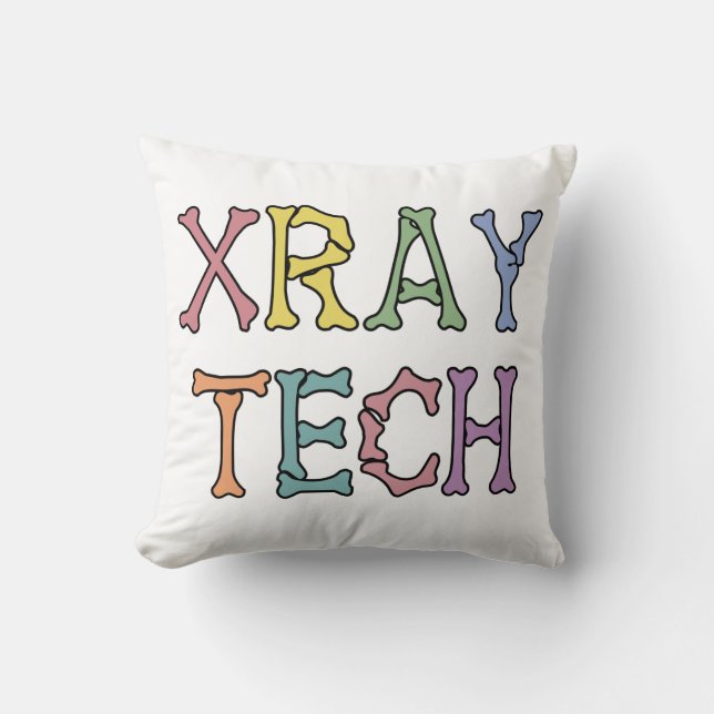 Coussin Cadeaux de technologue en radiographie de Xray Tec (Recto)