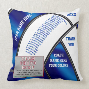 Coussin Cadeaux d'entraîneur de volleyball, photo