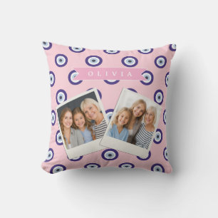 Coussin Cadeaux Personnalisés avec Motif d'Oeil Maléfique 