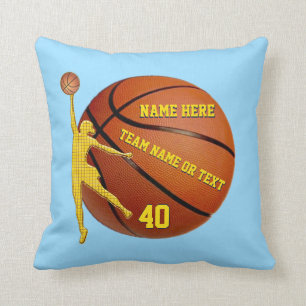 Coussin Cadeaux personnalisés de basket-ball pour des