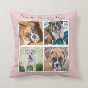 Coussin Cadeaux personnalisés de chien - photo faite sur