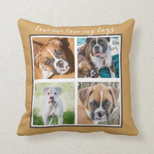 Coussin Cadeaux personnalisés de chien - photo faite sur