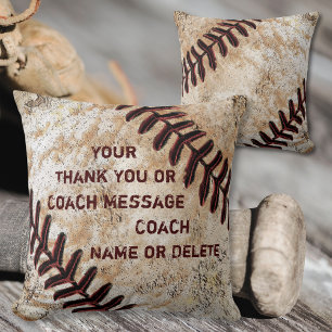 Coussin Cadeaux Personnalisés D'Entraîneurs De Baseball, B