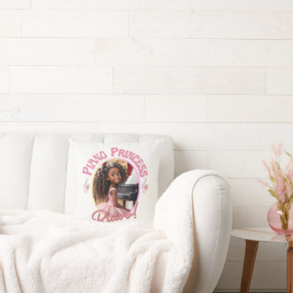 Coussin Cadeaux pour filles qui aiment jouer du piano