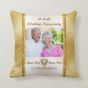 Coussin Cadeaux pour l'anniversaire du mariage d'une femme