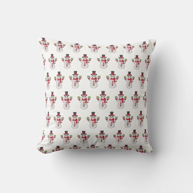 Coussin Cadeaux pour vous de Snowman (Recto)