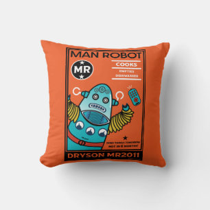 Coussin Cadeaux Robot Pour Anniversaire Ou Mariage