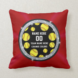 Coussin Cadeaux supérieurs blancs noirs rouges pour des