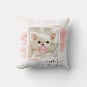 Coussin Cadre photo chic chien   Étincelle Le Petit Chi