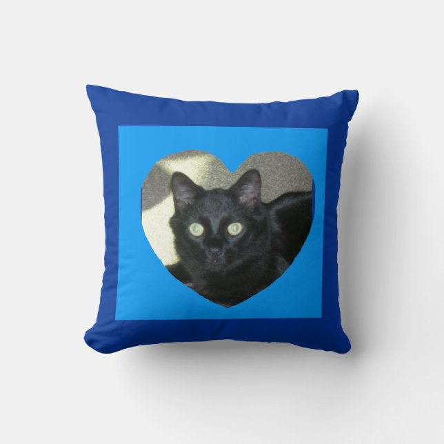 Coussin - Cadre photo en coeur (Recto)