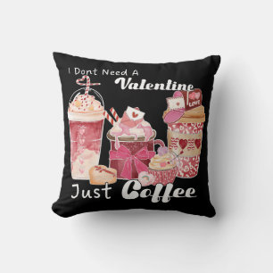 Coussin Café de la Saint Valentin amusant