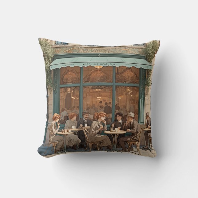 Coussin Café français (Recto)