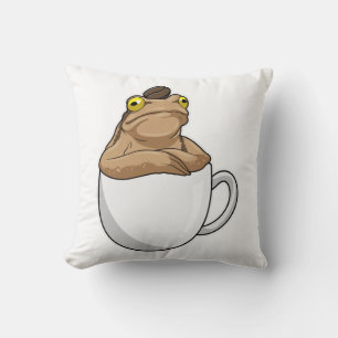 Coussin Café Frog