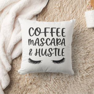 Coussin Café Mascara & Hustle