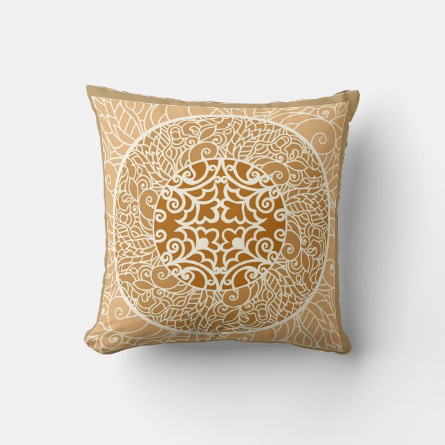 Coussin Café N Crème Reversible Jeu d'oreiller (Recto)