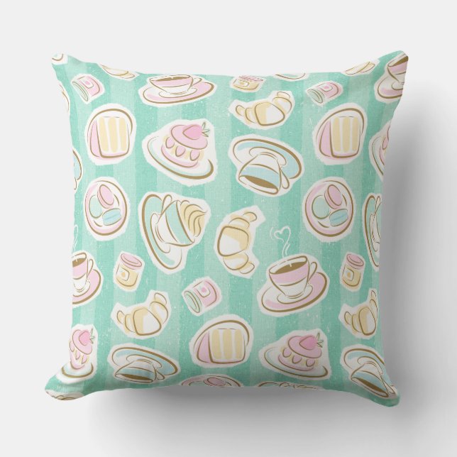 Coussin Café Paris (Recto)