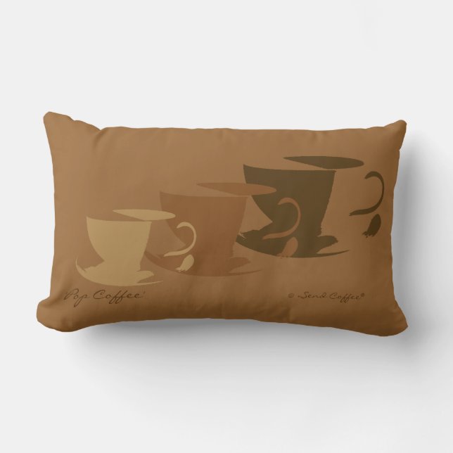 Coussin café pop - petit (Recto)