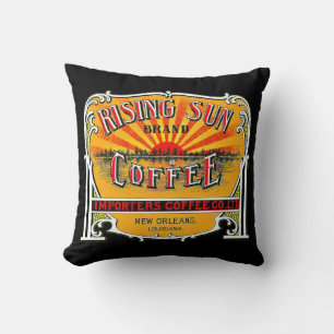 Coussin Café Sun levant
