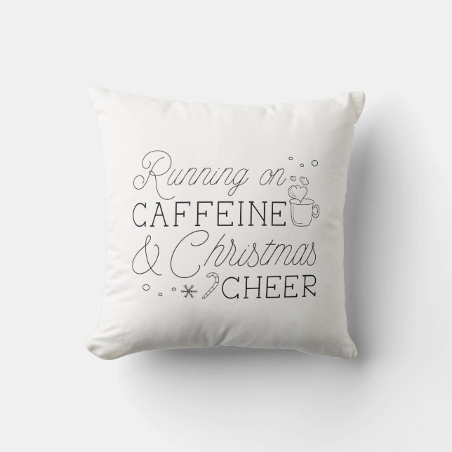 Coussin Caféine Et Soin De Noël (Recto)