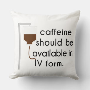 Coussin caffeine dans IV, humour urique